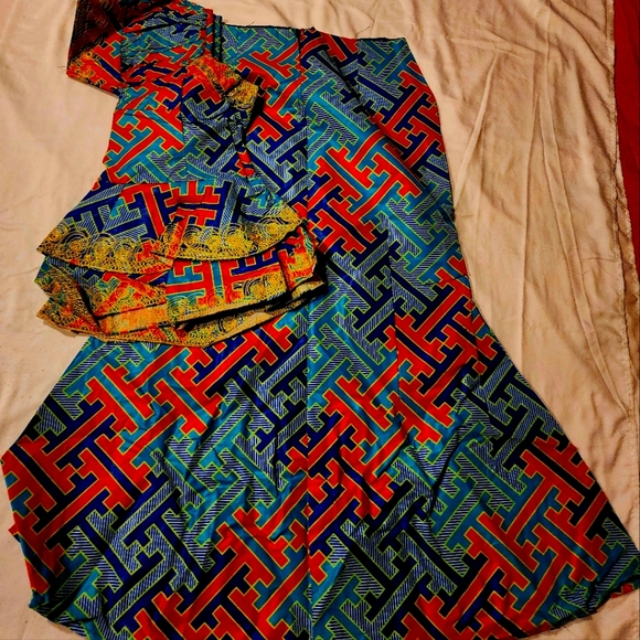 Dresses & Skirts - Colorful Geometric Print Women's Skirt